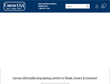 Tablet Screenshot of canvasusa.com